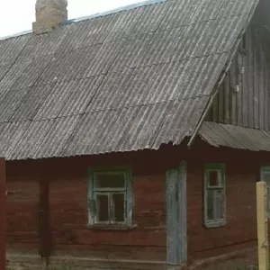 дешево деревянный дом в 2км от г.Пружаны (для дачи) дерев.Семенча
