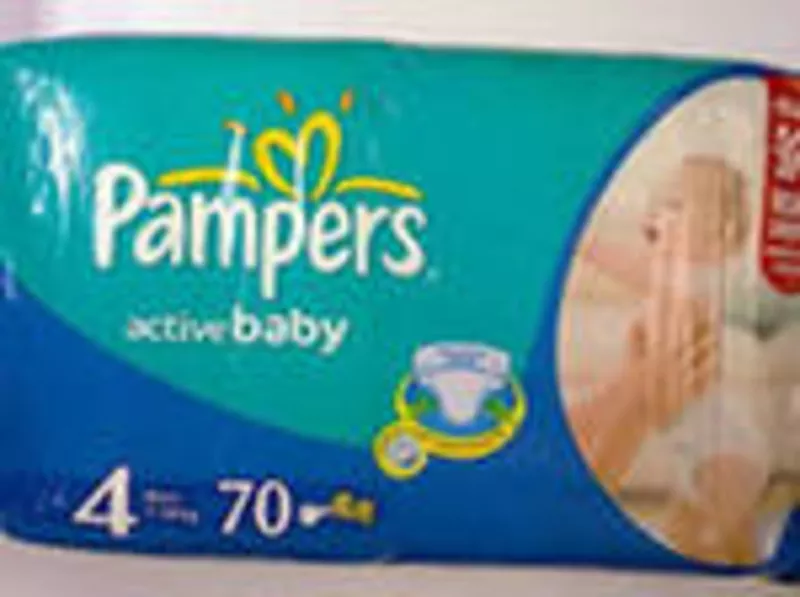 Подгузники Pampers Active Baby 4 и 4+.