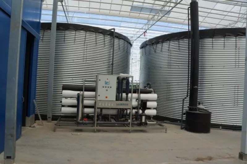 Резервуары для хранения воды и поливочных растворов. 3