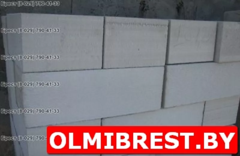 Стеновые блоки из ячеистого бетона в Бресте 3