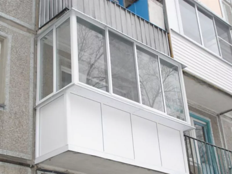 Внимание! Алюминиевые раздвижные балконные рамы. ПВХ рамы на балкон! 4