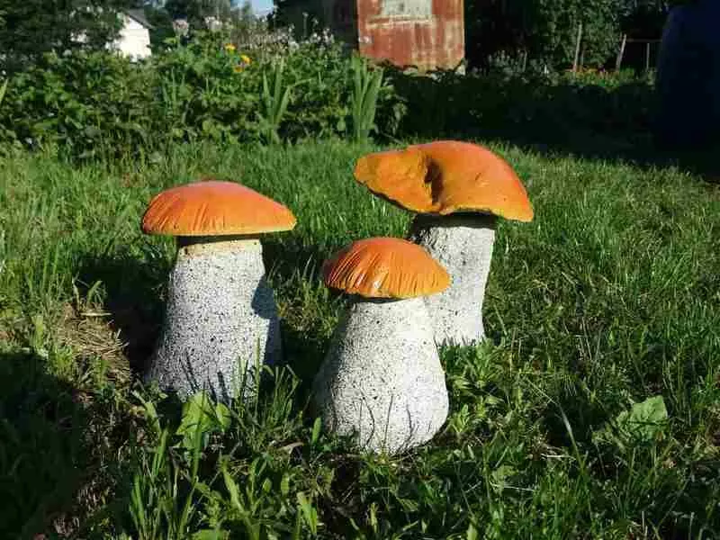 Красивые грибочки - декор для дачи,  сада,  участка 3